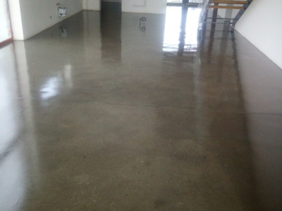 Pohledová betonová podlaha 